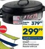 Pick n Pay Hypermarket 37cm oval enamel roaster with lid offer