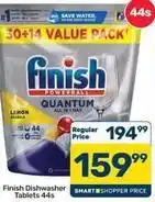 Pick n Pay Hypermarket Finish - dishwasher tablets offer