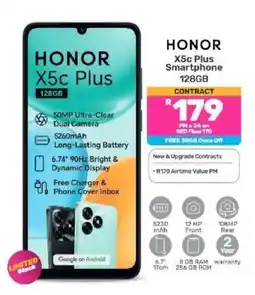 Game HONOR X5c Plus Smartphone 128GB offer