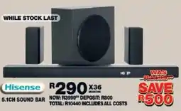 Lewis Hisense 5.1CH SOUND BAR offer