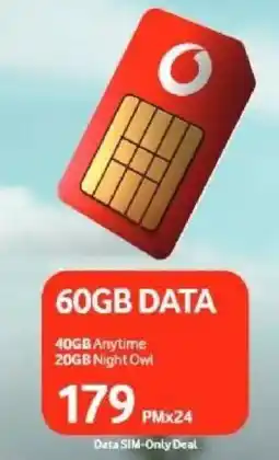 Game Vodacom Data SIM offer