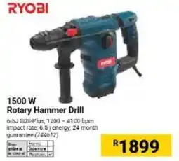 Builders Warehouse RYOBI 1500 W Rotary Hammer Drill offer