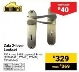 Builders Warehouse Zala 2-lever Lockset offer