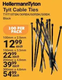Mica HellermannTyton Tyit Cable Ties offer
