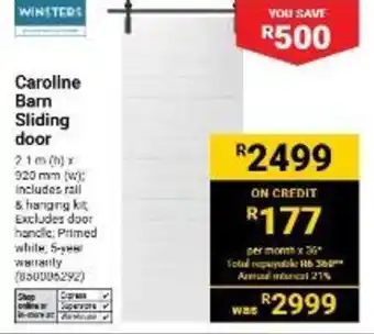 Caroline Barn Sliding door