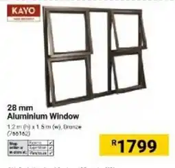 Builders Warehouse KAYO 28 mm Aluminium Window offer