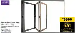Builders Warehouse Kenzo Fold-A-Side Glass Door offer