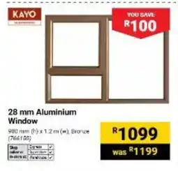 Builders Warehouse KAYO 28 mm Aluminium Window offer