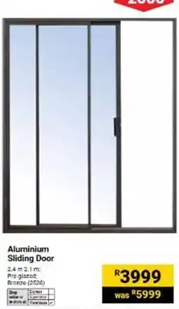 Builders Warehouse Aluminium Sliding Door offer
