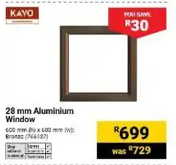 Builders Warehouse KAYO 28 mm Aluminium Window offer