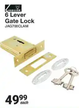 Mica JAGUAR 6 Lever Gate Lock offer