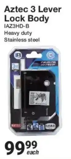 Mica Aztec 3 Lever Lock Body offer
