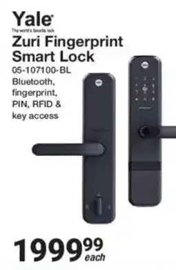 Mica Yale Zuri Fingerprint Smart Lock offer