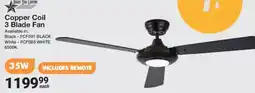 Mica Copper Coil 3 Blade Fan offer