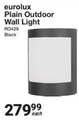 Mica eurolux Plain Outdoor Wall Light offer