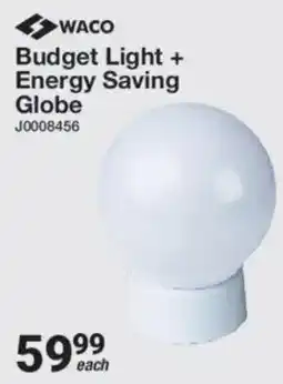 Mica WACO Budget Light + Energy Saving Globe offer