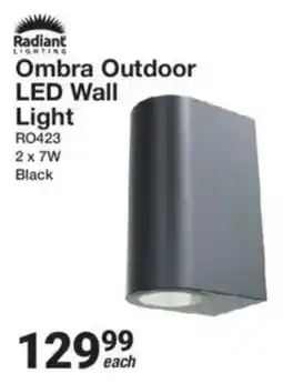 Mica Radiant Lighting Ombra Outdoor LED Wall Light offer