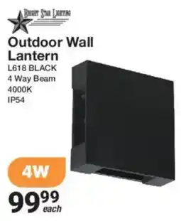 Mica Bright Star Lighting Outdoor Wall Lantern offer