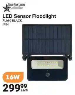 Mica LED Sensor Floodlight FL080 BLACK offer