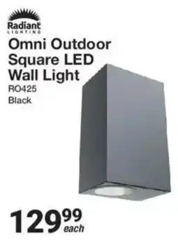 Mica Radiant Lighting Omni Outdoor Square LED Wall Light offer