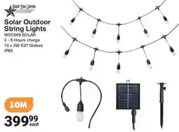 Mica Bright Star Lighting Solar Outdoor String Lights offer