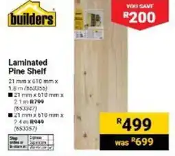 Builders Warehouse builders Laminated Pine Shelf offer