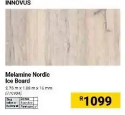 Builders Warehouse INNOVUS Melamine Nordic Ice Board offer