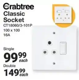 Mica Crabtree Classic Socket offer