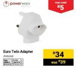 Builders Warehouse Euro Twin Adapter offer