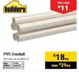 Builders Warehouse builders PVC Conduit offer
