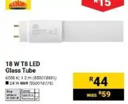 Builders Warehouse RADIANT 18 W T8 LED Glass Tube offer