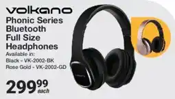 Mica Volkano Phonic Series Bluetooth Full Size Headphones offer