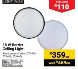 Builders Warehouse LIGHT W.RX 18 W Border Ceiling Light offer
