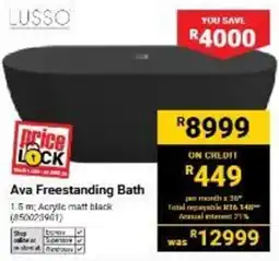 Builders Warehouse Ava Freestanding Bath offer