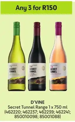 Makro’s liquor D'vine Secret Tunnel Range offer