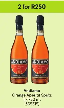 Makro’s liquor Andiamo Orange Aperitif Spritz offer