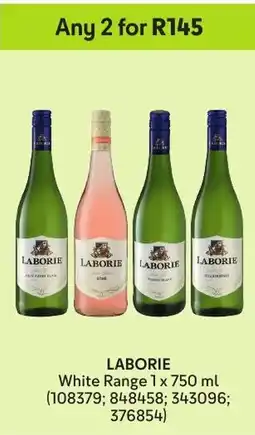 Makro’s liquor Laborie White Range offer