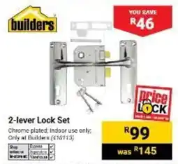 Builders Warehouse 2-lever Lock Set offer