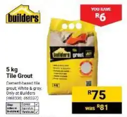 Builders Warehouse builders Tile Grout offer