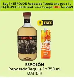 Makro’s liquor Espolón Reposado Tequila offer