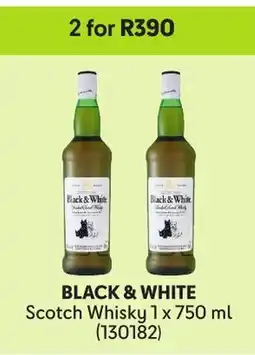 Makro’s liquor Black & White Scotch Whisky offer