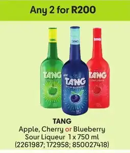 Makro’s liquor Tang Apple, Cherry or Blueberry Sour Liqueur offer