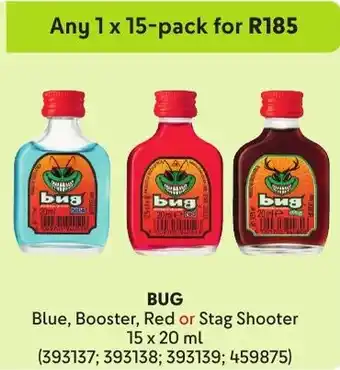 BUG Blue, Booster, Red or Stag Shooter