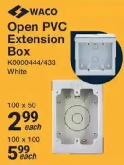 Mica WACO Open PVC Extension Box offer