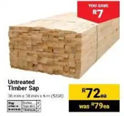 Builders Warehouse Untreated Timber Sap offer
