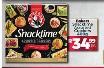 Take 'n Pay Bakers Snacktime Assorted Crackers 400g offer