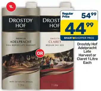 Drostdy Hof Adelpracht Late Harvest or Claret