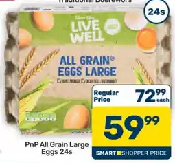 Pick n Pay PnP All Grain Large Eggs offer