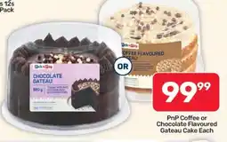 Pick n Pay PnP Coffee or Chocolate Flavoured Gâteau Cake offer