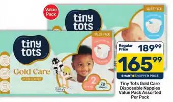 Tiny Tots Gold Care Disposable Nappies Assorted
